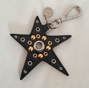 Prada "Black Star" keychain